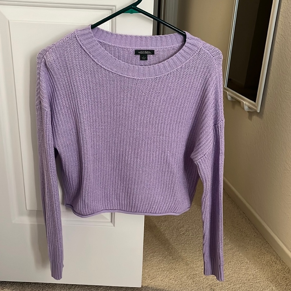 Cropped sweater